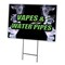 Signmission Vapes & Water Pipes Yard Sign & Stake outdoor plastic coroplast window C-1216 Vapes & Water Pipes - alternate 1
